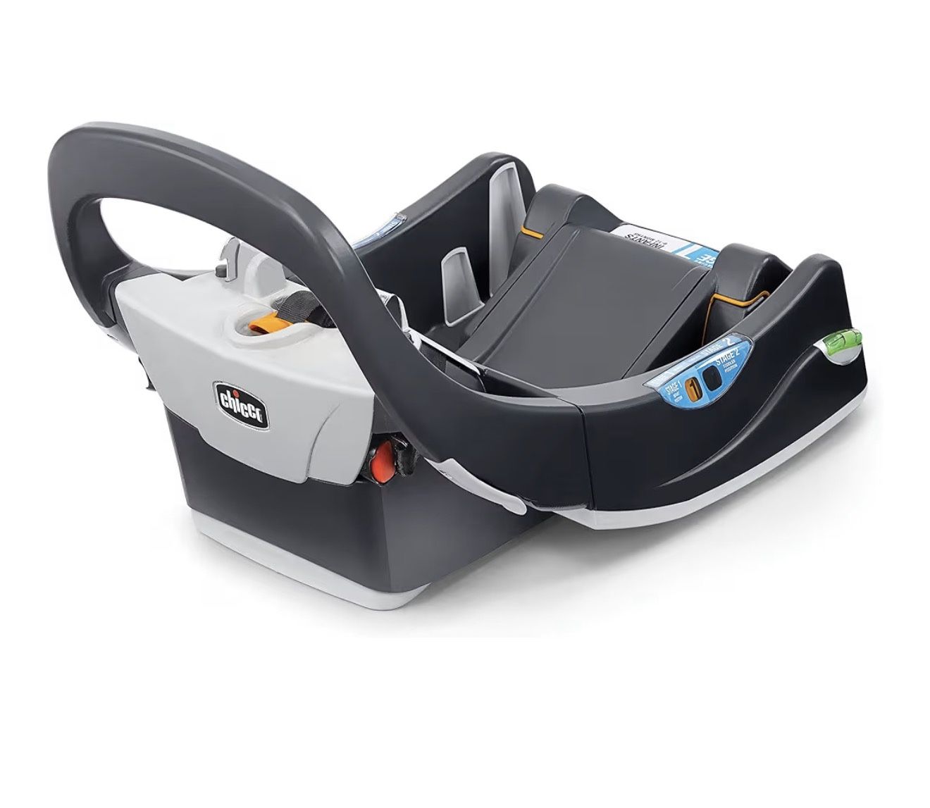 Chicco Fit2 Infant & Toddler Car Seat Base, Stay-in-Car Base for Second Vehicle, Compatible with Chicco Fit2 Car Seat | Anthracite/Grey