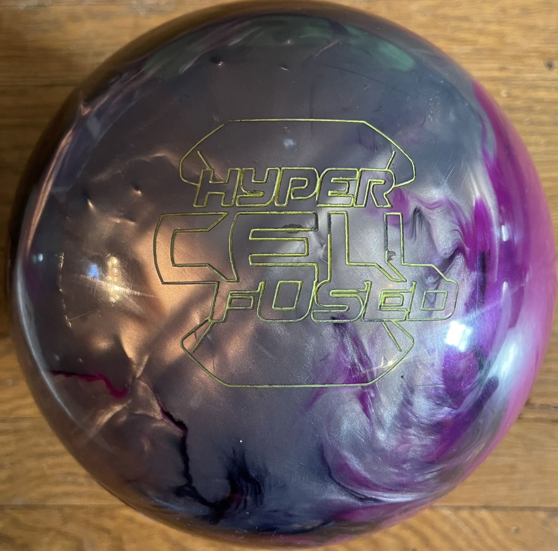 14lb Roto Grip Hyper Cell Fused Bowling Ball Drilled/Used