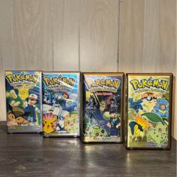 Vintage Pokémon The Johto Journeys VHS Lot