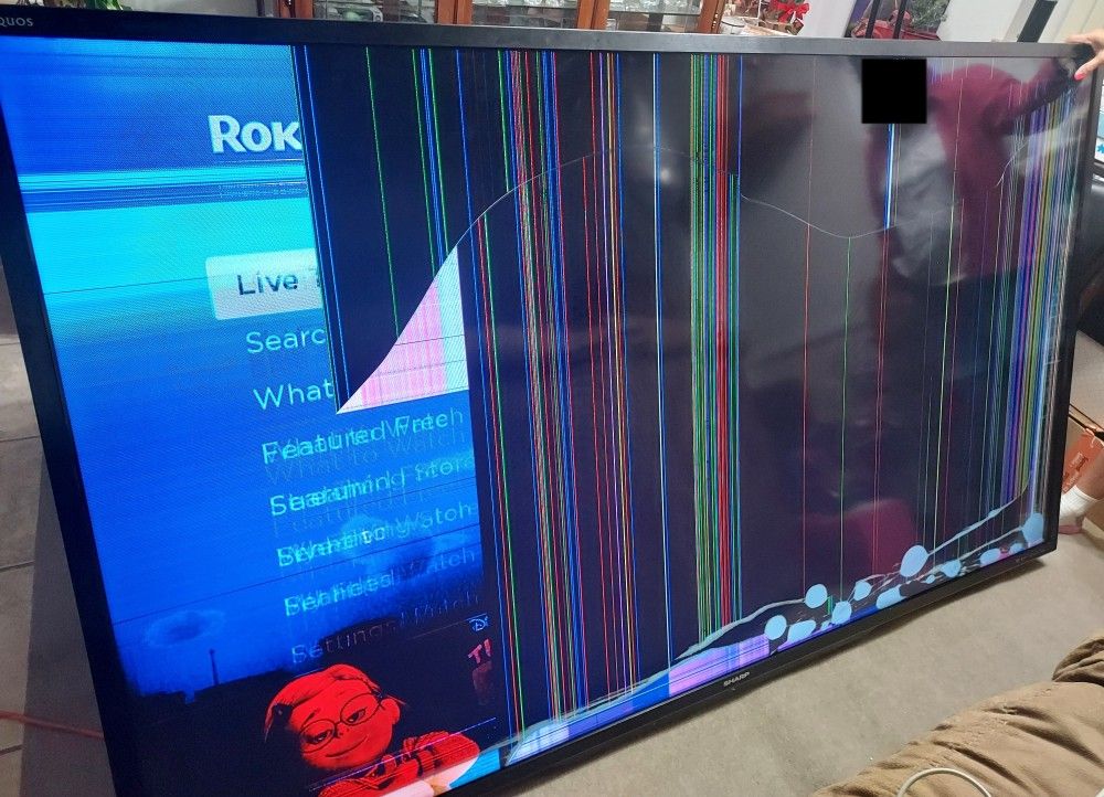 90-inch SHARP AQUOS TV + WALL-MOUNT