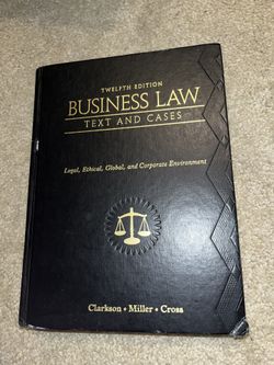 BUSINESS LAW 12th edition