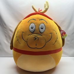 Squishmallows Official Kellytoy 20 Inch How the Grinch Stole Christmas Max the Dog Costco Plush