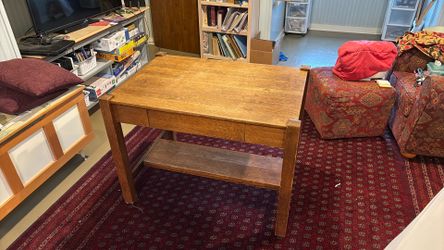 Antique Library Table