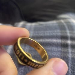 18k Gold plated ring