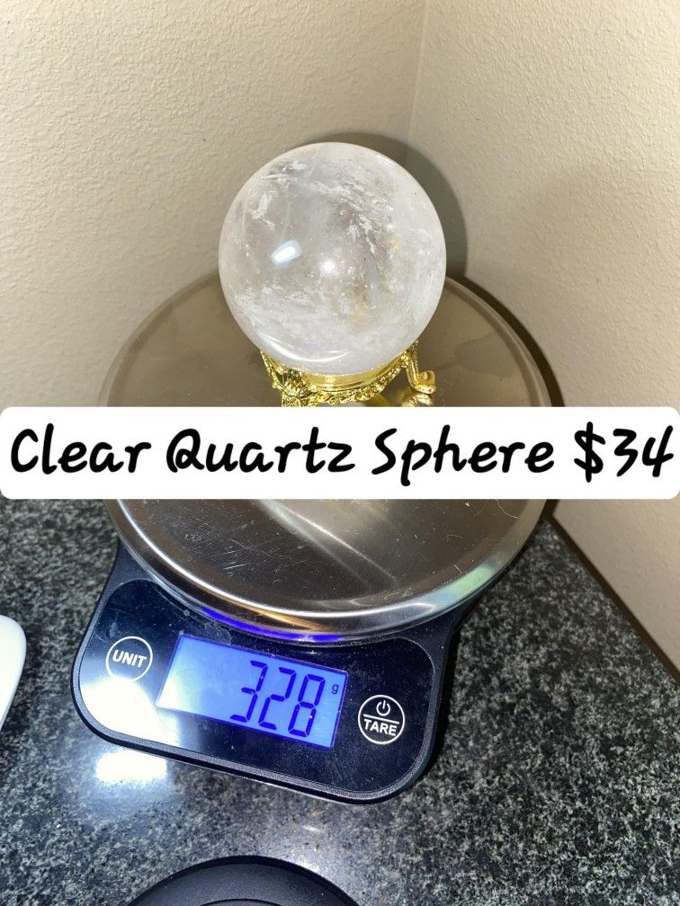 Clear Quartz Sphere