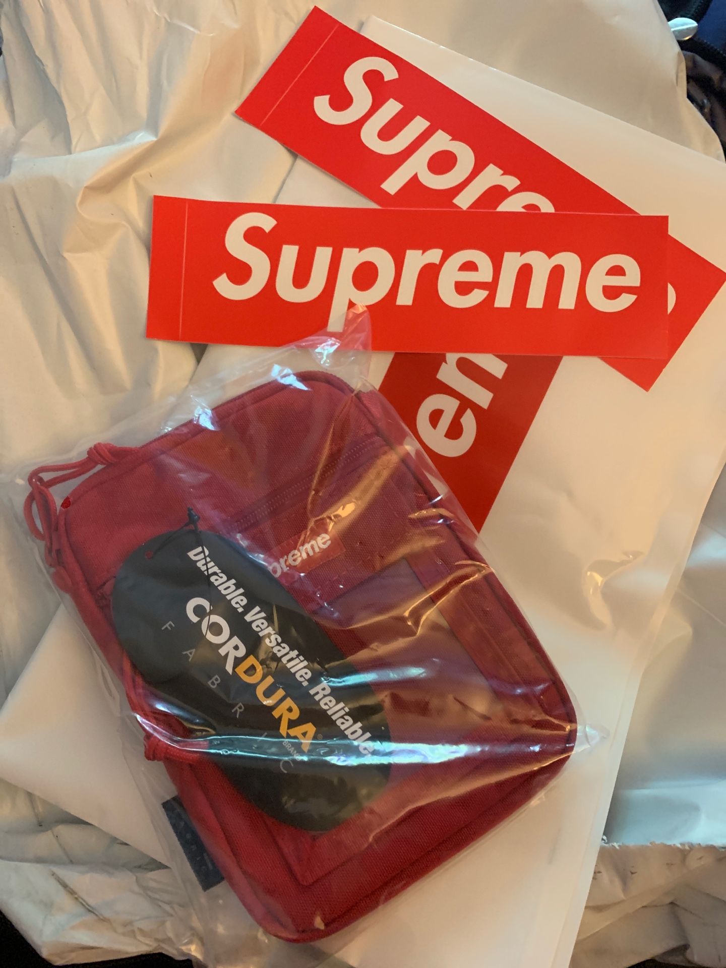 Supreme Red Utility Bag 2019 $75