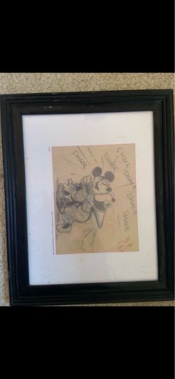 Disney’s Mickey Mouse story-sketch prints