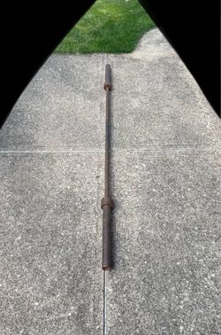 Olympic 2" 45lb Beater Barbell 7' for weight plates bar weights plate 45 lb Ibs 45lbs 2 Inch hole diameter size