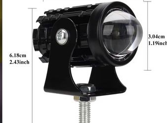 Mini Steel Gun SpotLight Projector Auxiliary Driving Light