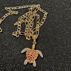 Turtle Pendant W Chain