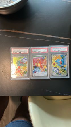 PSA 10 Pokémon Kanto Starters First Partner Illustration Rare Set psa10 sequential