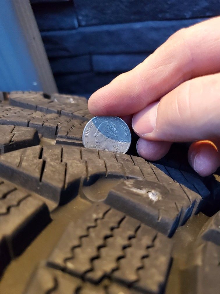 2 Hankook Studded Snow Tires 275/55/20 for Sale in Tigard, OR OfferUp