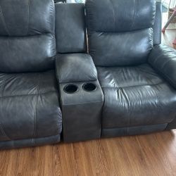 2 Piece Automated Reclining Couch 