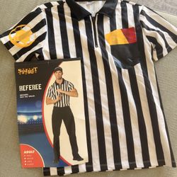  Men Referee Costume Kit -Adult Small 