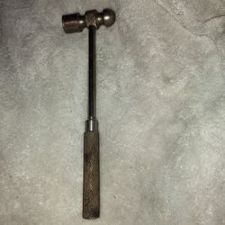 Vintage 7 1/2" all steel small ball peen hammer