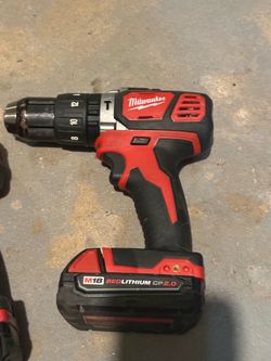 Milwaukee drill  and battery