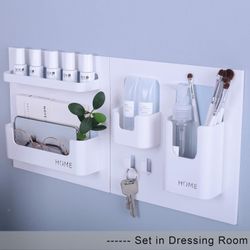 Bright Life Bedside Shelf Bedroom Dorm Room Rack Organizer Storage -Use as Kid Student Wall Shelf to Organize Headphone,Remotes,Glass,Cellphones