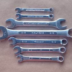 7-Piece Miscellaneous Wrench Lot