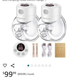 MyMom Wearable Breast Pump (Electric Hands Free)