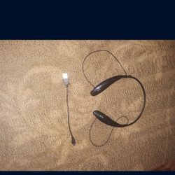 LG headphones + charger