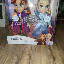 Brand New Disney Frozen Singing Sisters Dolls