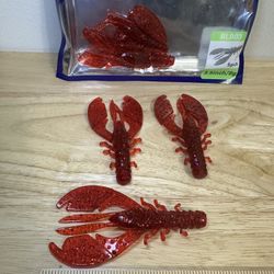 🦞🔥 5PCS Soft Bait Lobster Lures – 3.5” (8g) 🔥🦞  