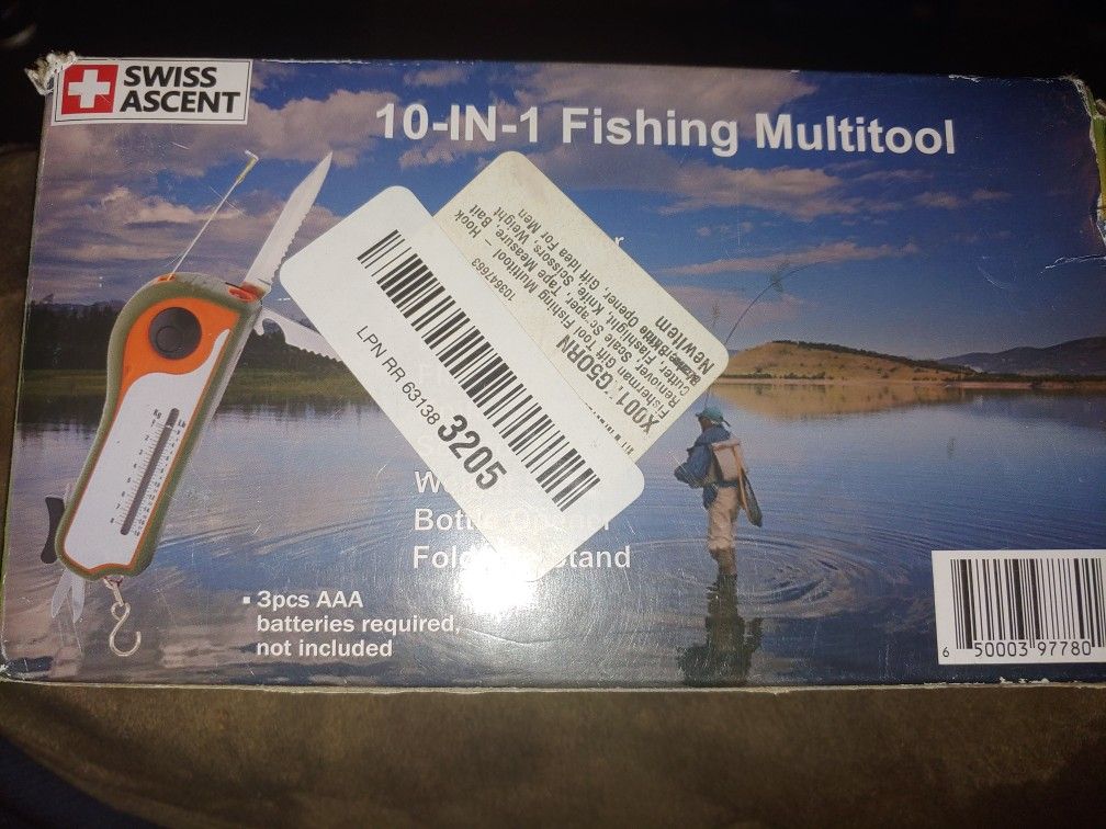 Swiss Ascent 10 In 1 Fishing Multitool