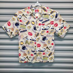 Vintage 2005 San Diego Chargers NFL AOP Hawaiian Shirt - Men's Size L