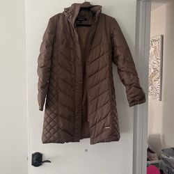 Brown Winter Trench Coat