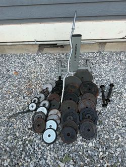 Weights 215 lbs Weight Tree Barbells
