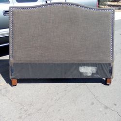 Brown Two Tone Queen Size Bedframe Reduced From $100