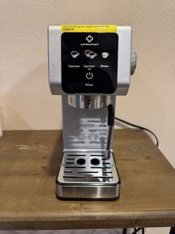 LINKChef Espresso Machine 20 Bar, Professional Espresso Maker with Milk Frother Steam Wand