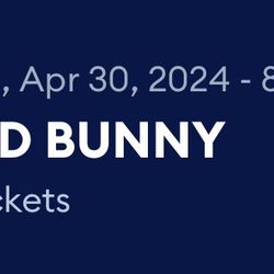 Bad bunny Concert Tickets