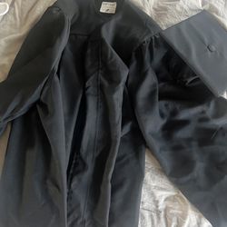 Black Graduation Cap And Gown 