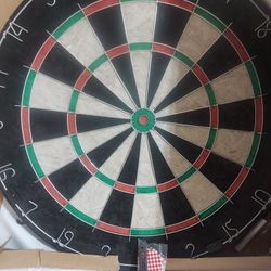 Dartboard In Cabinet
