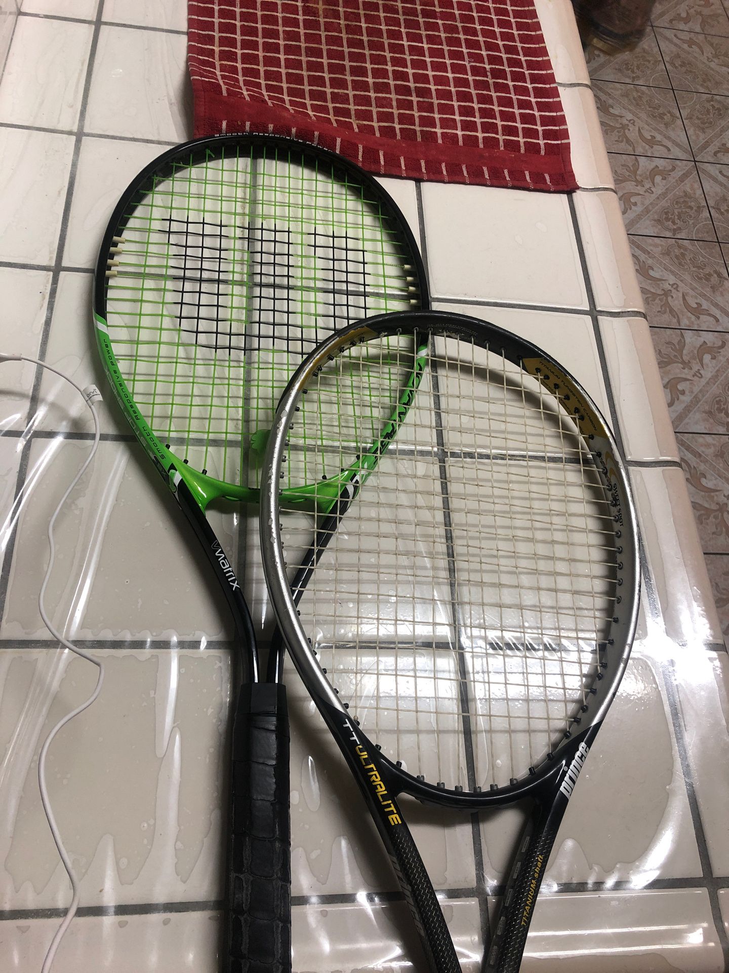 tennis rackets