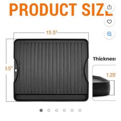 Reversible Cast Iron Griddle