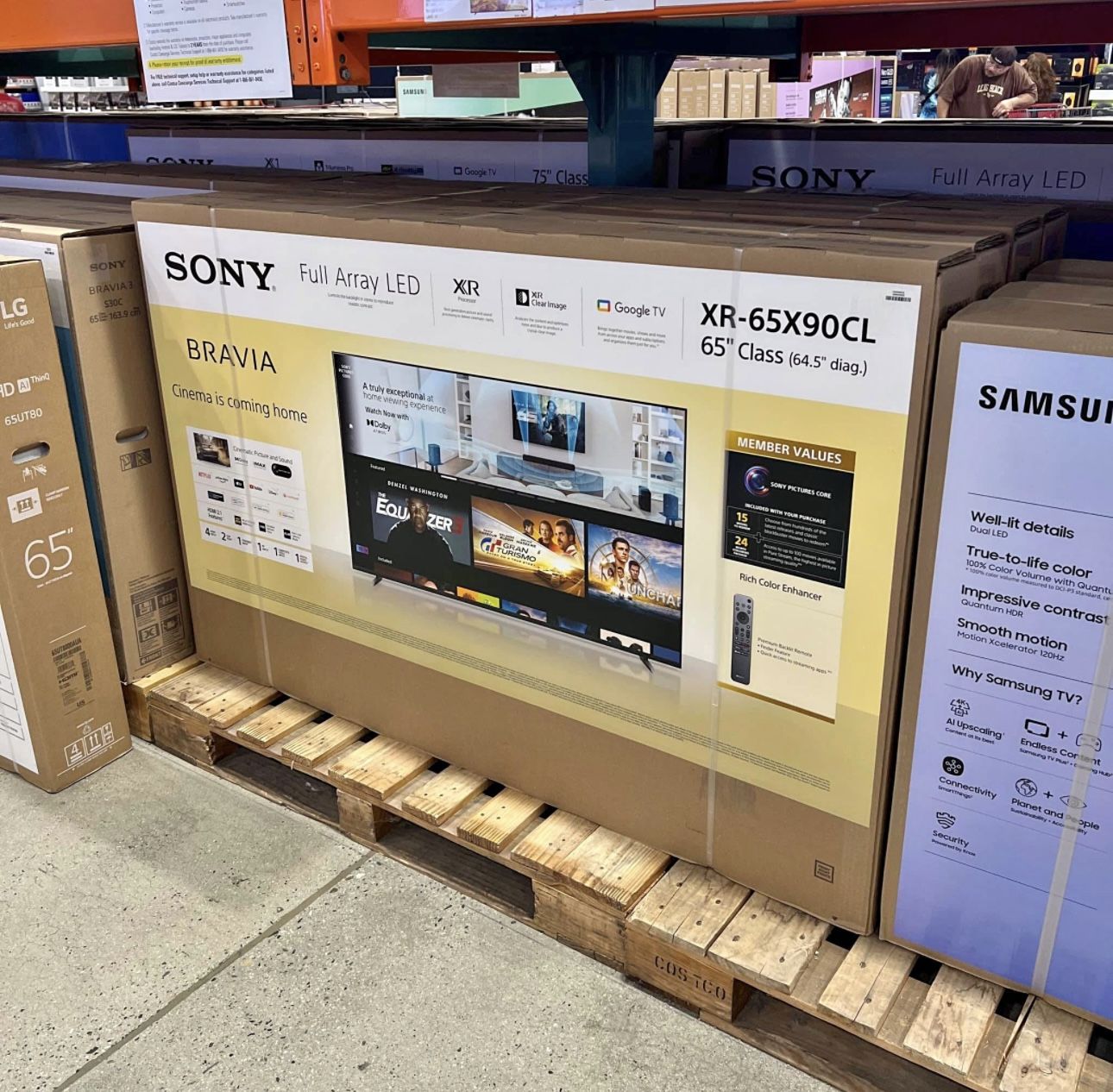 65” Sony Bravía Smart 4K TV Q90L 120Hz