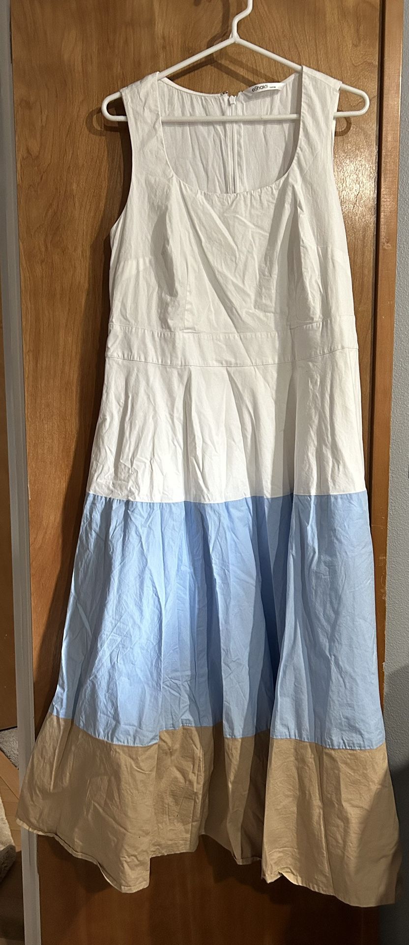 Eshakti Custom Maxi Sundress Cotton With Pockets Size 16 18 XL