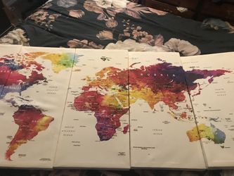 Canvas World Map