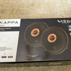 Infinity Kappa 63XF 6.5 Two Way Speakers, Not JL Audio, Bose, Alpine, Jbl 