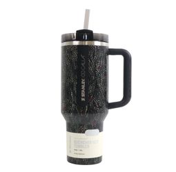 Stanley x Calia 40oz  Flowstate Quencher H2.0 Tumbler Black Serpent NEW Limited