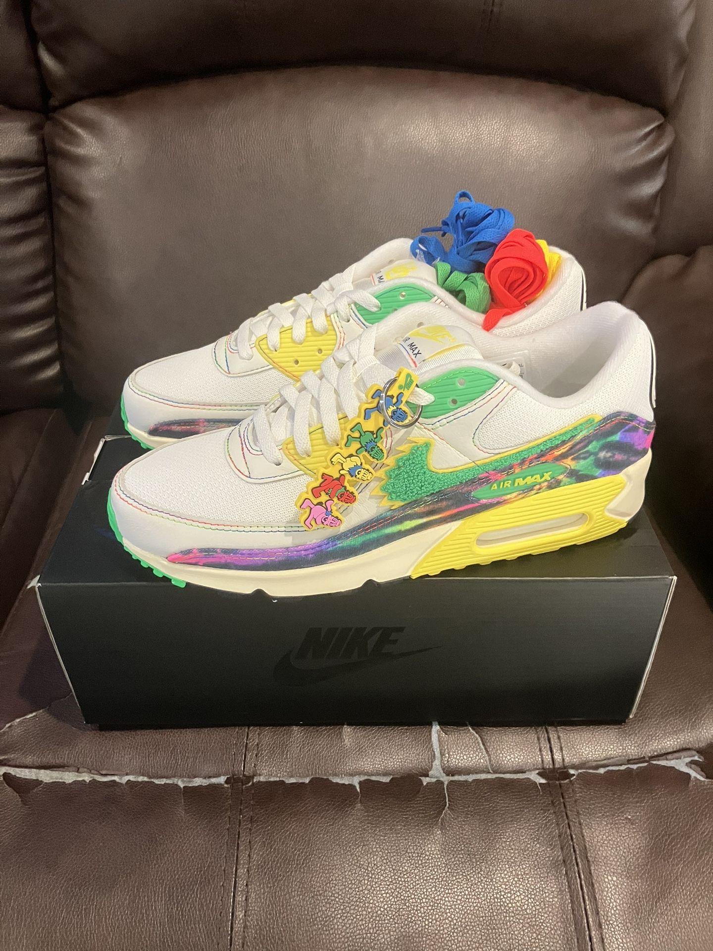 Nike Air Max 90 Grateful Dead Oregon Size 11