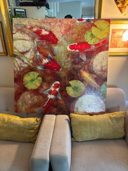 Japanese Koi Fish painting