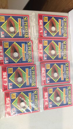 Full set a superstar baseball cards