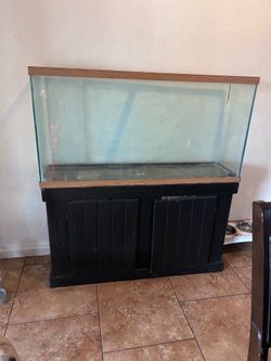 60 gallon fish tank and stand