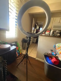 LED Ring Light with Tripod Stand 18’