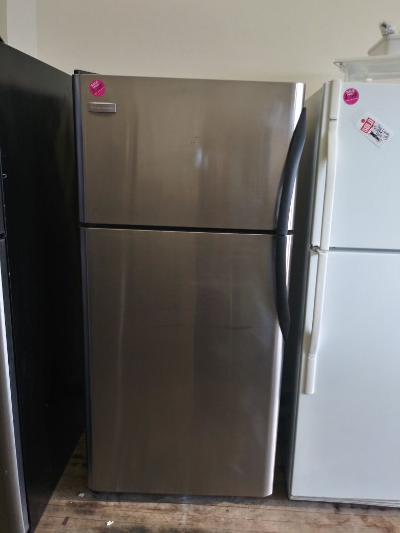 Frigidaire stainless steel top mount refrigerator