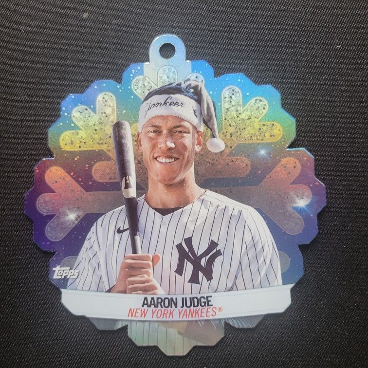 2023 Aaron Judge Topps Holliday Ornament Dye-Cut Parallel #MLBDC-3 YANKEES