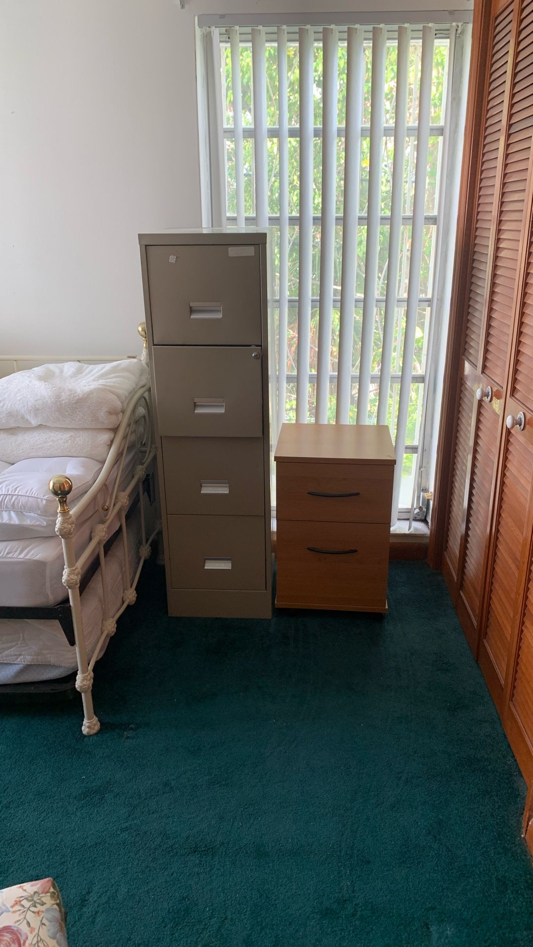Two Filing Cabinets